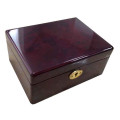 Logo personnalisé Luxury Watch Box Wood pour couple